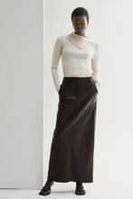 Load image into Gallery viewer, Raven Neck Flap Ribbed Sweater
