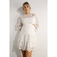 Load image into Gallery viewer, Lace Cut Waist Dress
