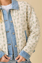 Load image into Gallery viewer, Eden Quilted Denim Jacket
