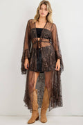 The Romantic Lace Tie Duster