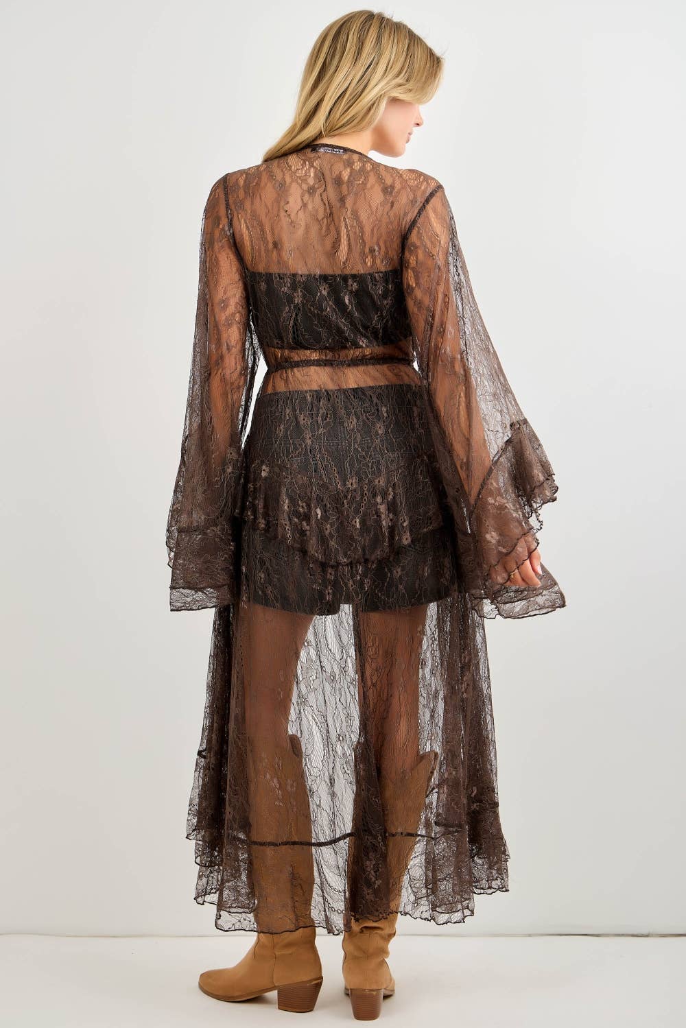The Romantic Lace Tie Duster
