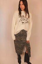 Load image into Gallery viewer, Ice Skate Jacquard Knit Pullover Sweater
