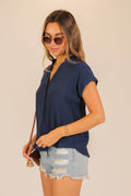 The Coastal Breeze Gauze Blouse