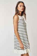 Load image into Gallery viewer, PLEATED SLEEVELESS SWEATER MINI DRESS
