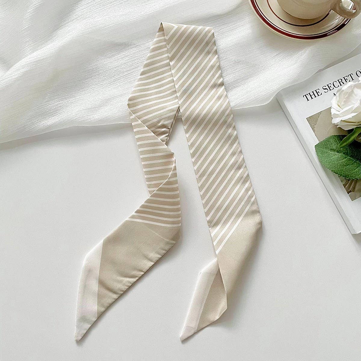 Satin Skinny Scarf