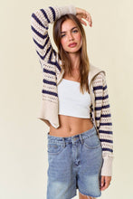 Load image into Gallery viewer, The Willow Pointelle Zip Cardigan
