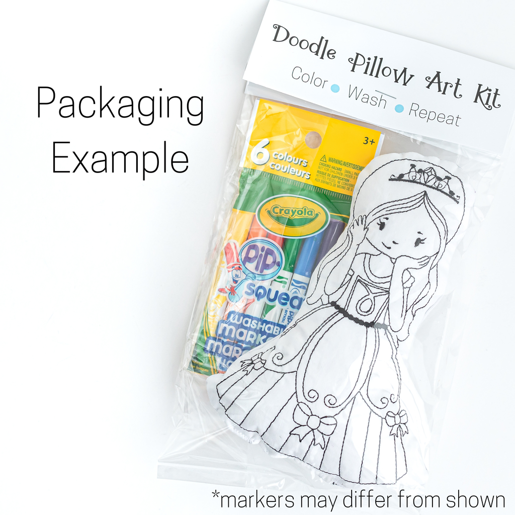 Santa Doodle Coloring Activity Kit for Kids