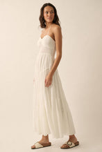 Load image into Gallery viewer, White Halter Maxi Dress
