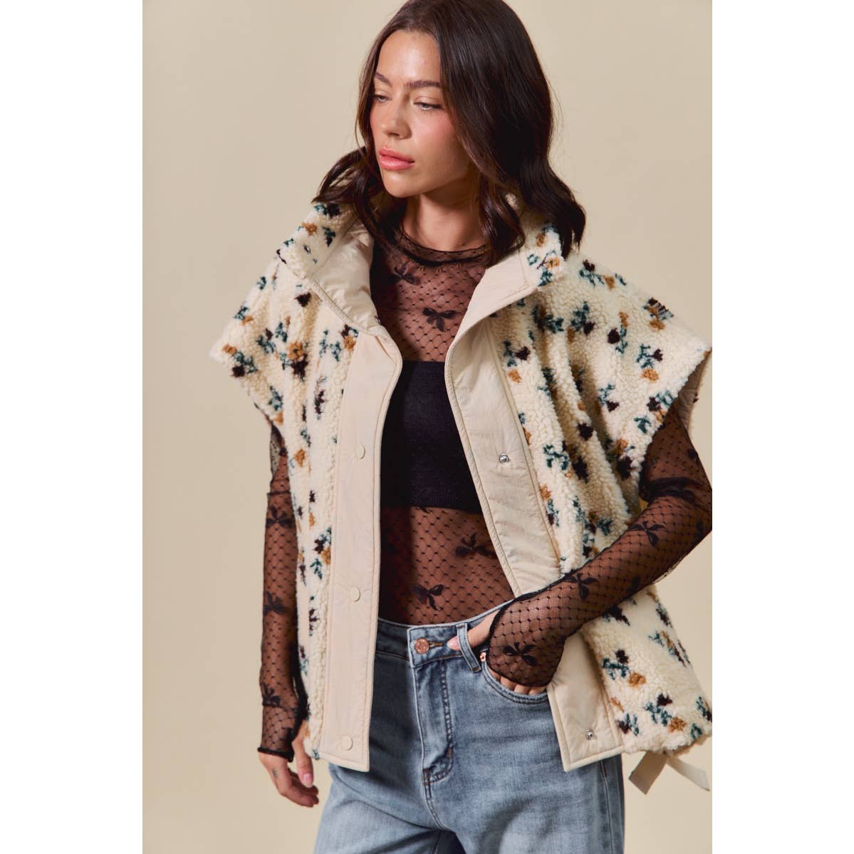Meadow Luxe Sherpa Vest