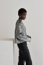 Load image into Gallery viewer, Alexandra Silver Laminated Sweater
