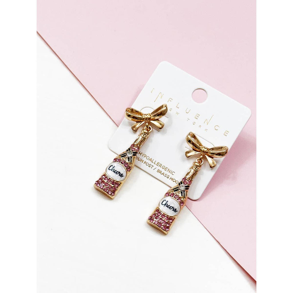 Champagne Bottle Earrings