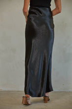Load image into Gallery viewer, Black Silk Skirt
