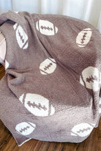 Load image into Gallery viewer, Grey Football Luxury Blanket
