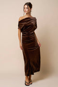 Midnight Sparkle Velvet Maxi Dress