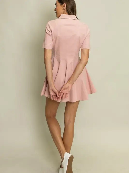 The Blush Authority Flare Dress