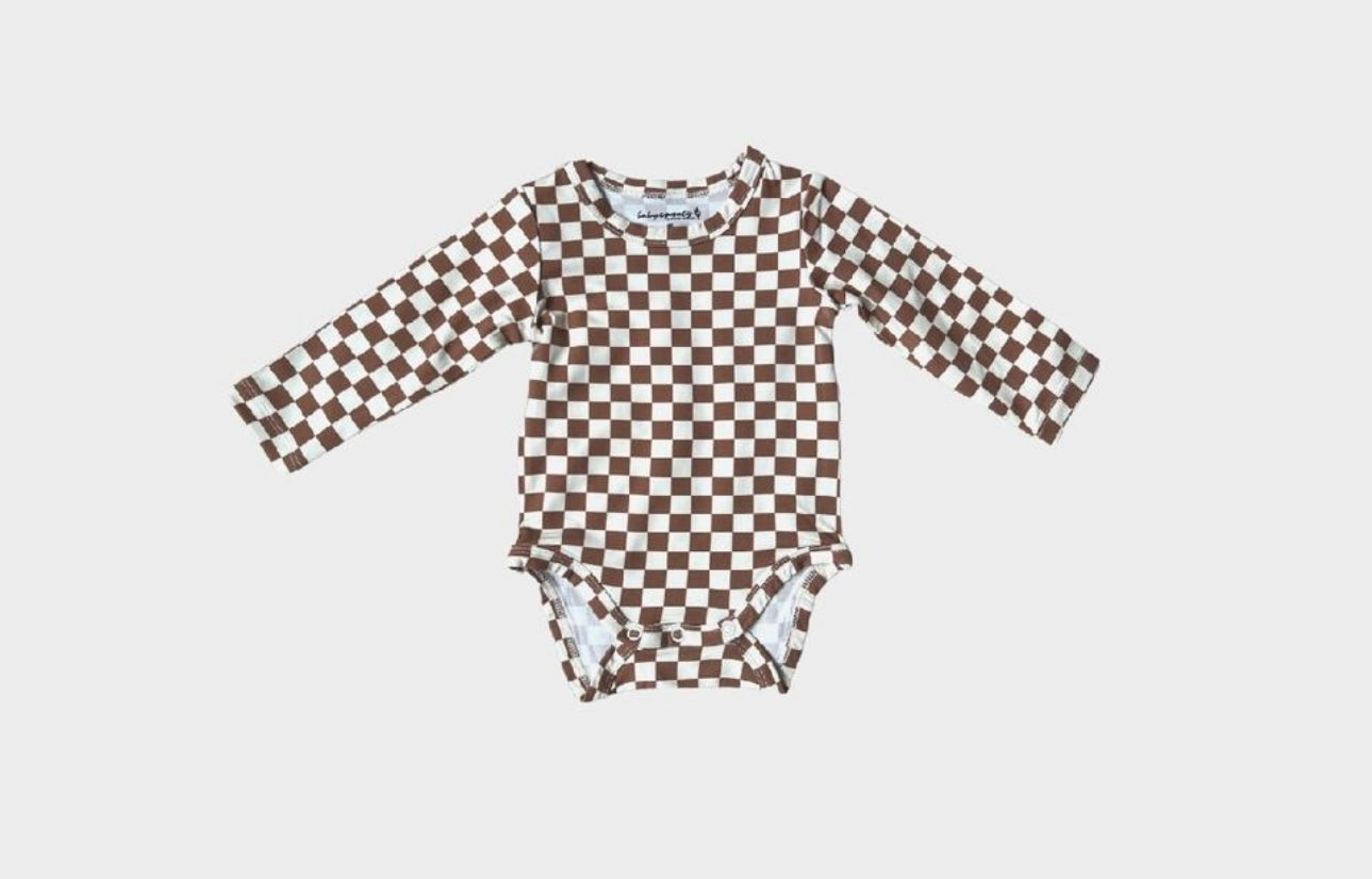 Checkered Onesie