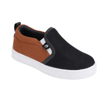Load image into Gallery viewer, Rascal Black &amp; Brown Sneaker

