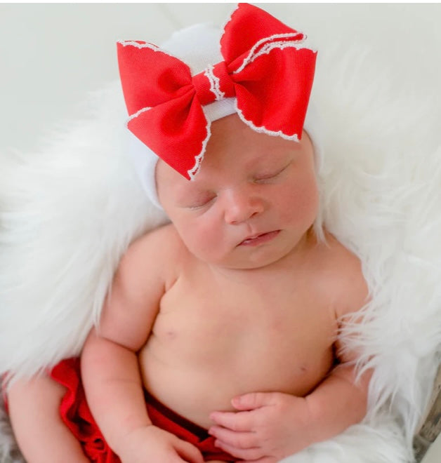 Red Bow Hat