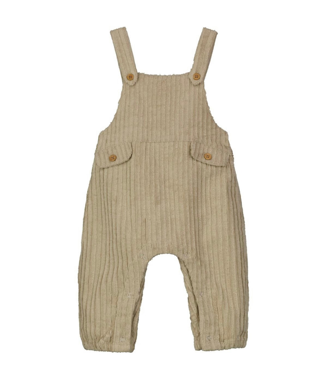 Oatmeal Corduroy Overalls