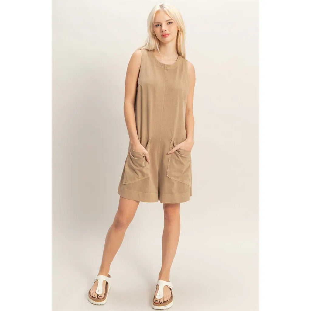 The Weekend Ease Cotton Romper