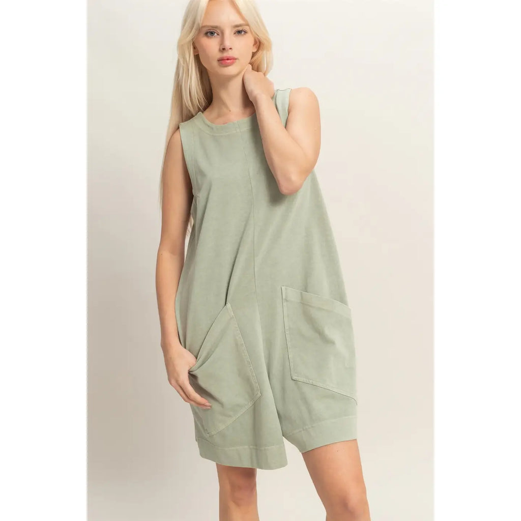 The Weekend Ease Cotton Romper