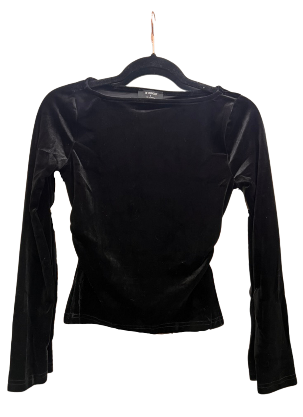 Carly Scrunch Velvet Top