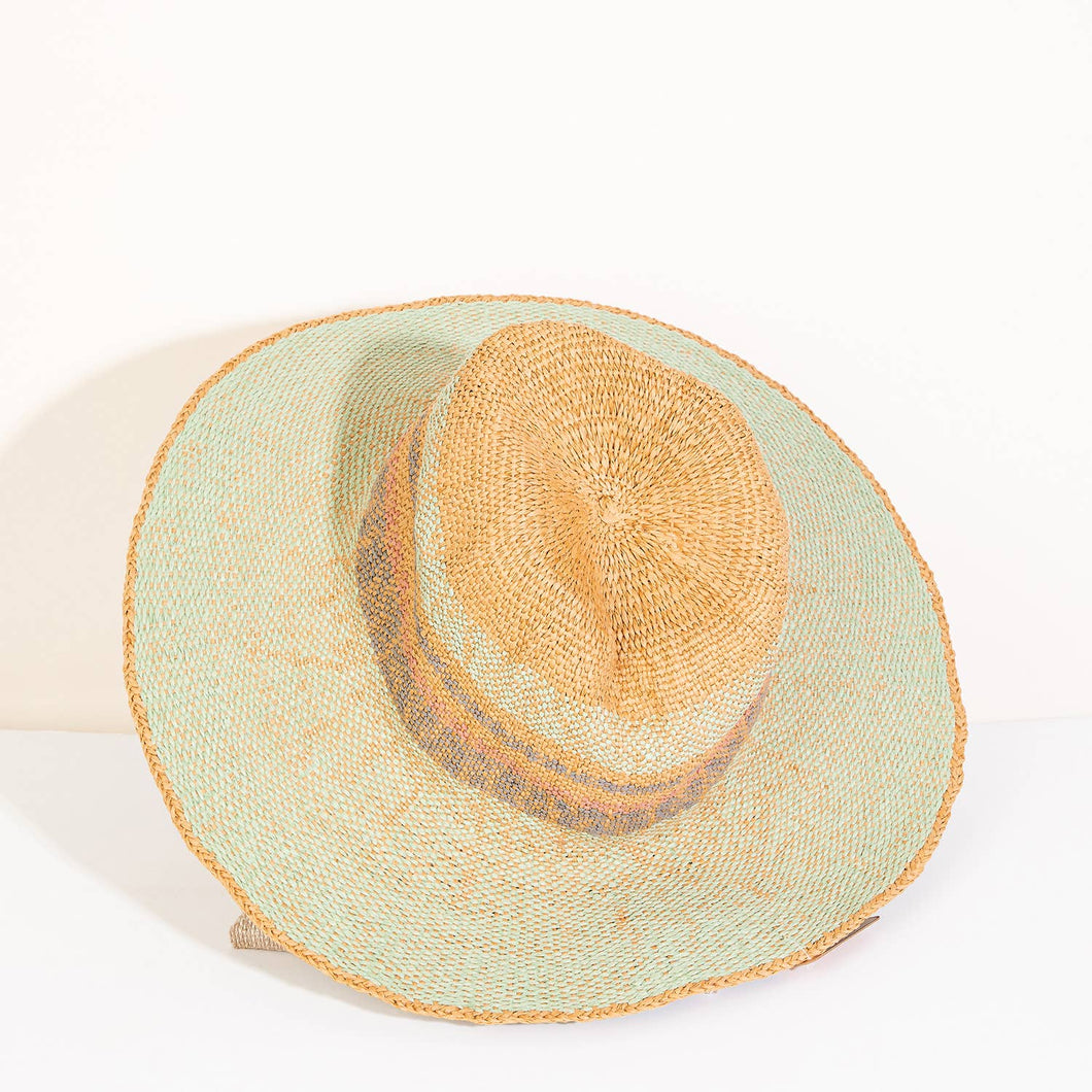 Spring Hue Sun Raffia Hat