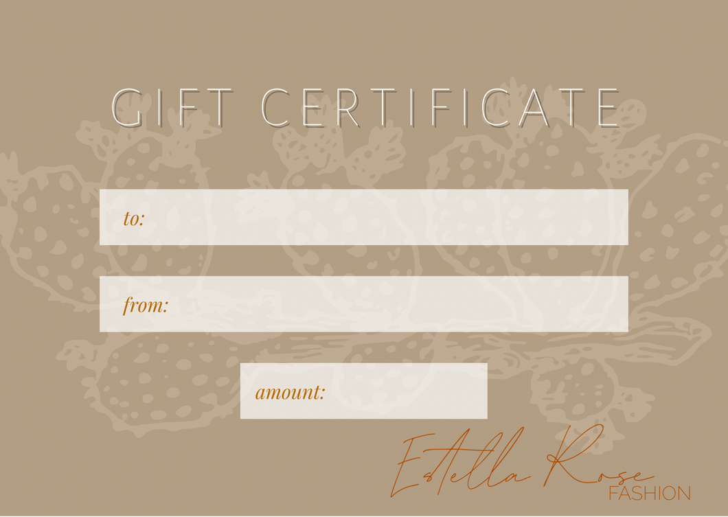 Estella Rose Fashion Gift Card