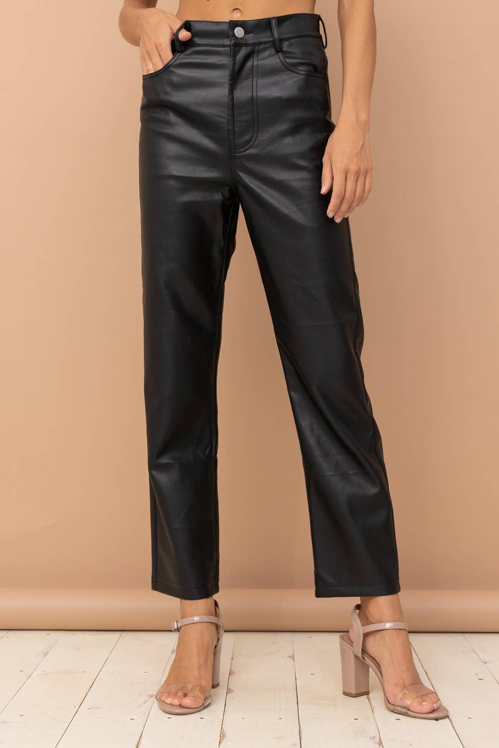 Black Leather Pants