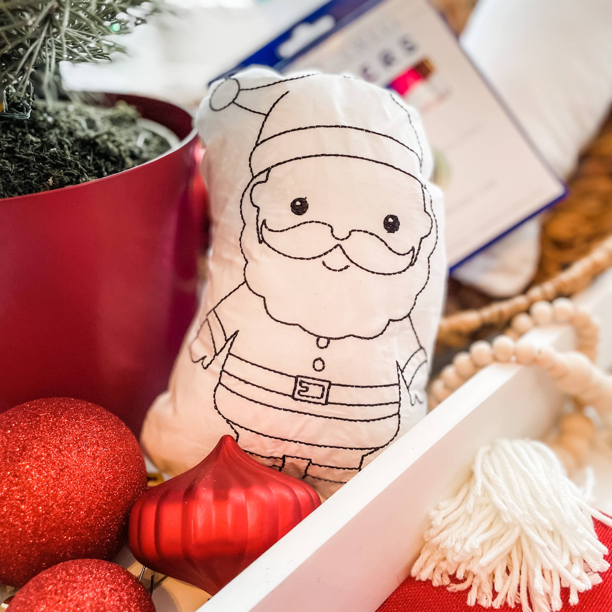 Santa Doodle Coloring Activity Kit for Kids