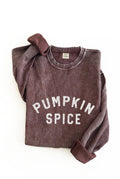 PUMPKIN SPICE Thermal Vintage Pullover