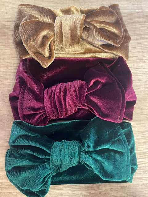 Thick Knot Velvet Headbands