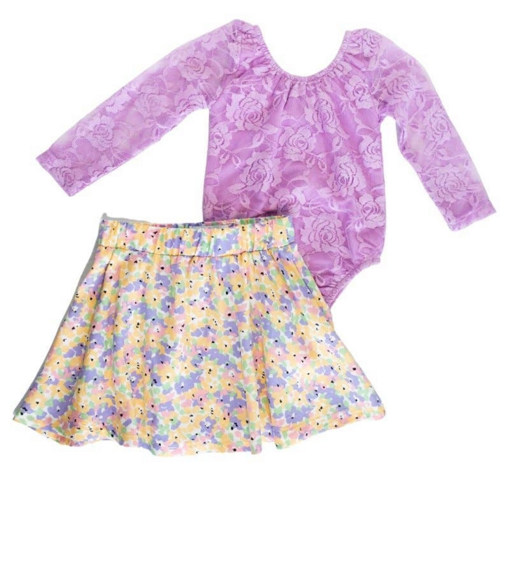 Floral Skater Skirt