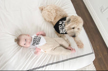 Load image into Gallery viewer, Matching baby and dog Bib Set
