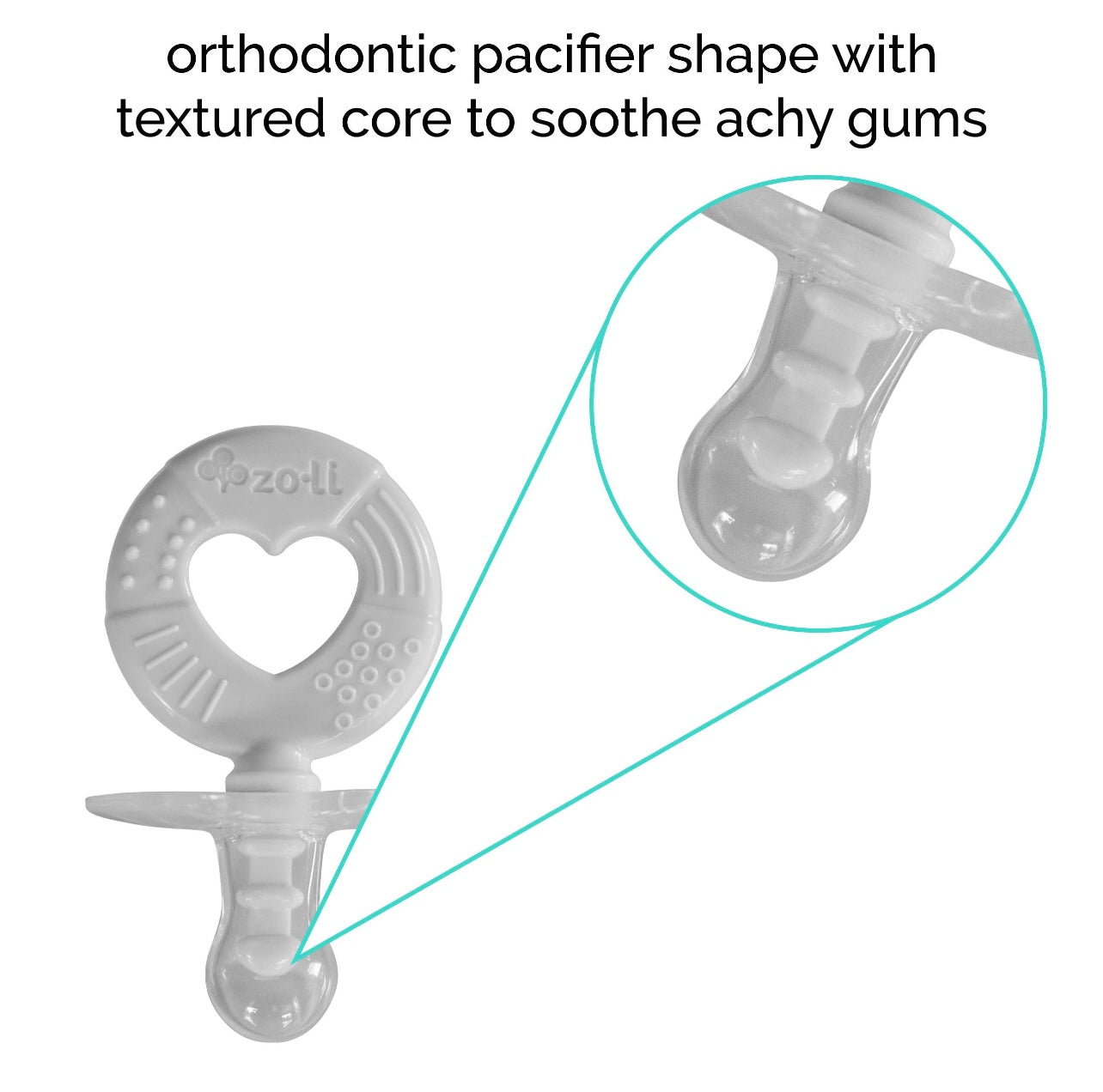 Orthodontist approve Pacifier and Teether