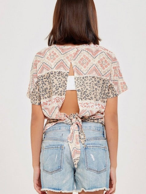 Open Back Tee