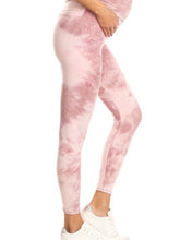 Load image into Gallery viewer, Pink Tie Dye Maternity leggings
