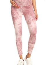 Load image into Gallery viewer, Pink Tie Dye Maternity leggings
