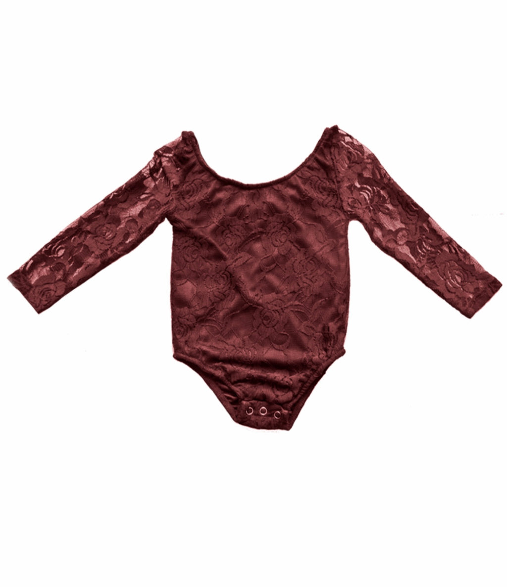 Wine Lace Leotard