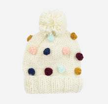 Load image into Gallery viewer, Rainbow Dot Blueberry Hill Beanie
