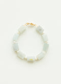 Aquamarine and Pearl Bracelet