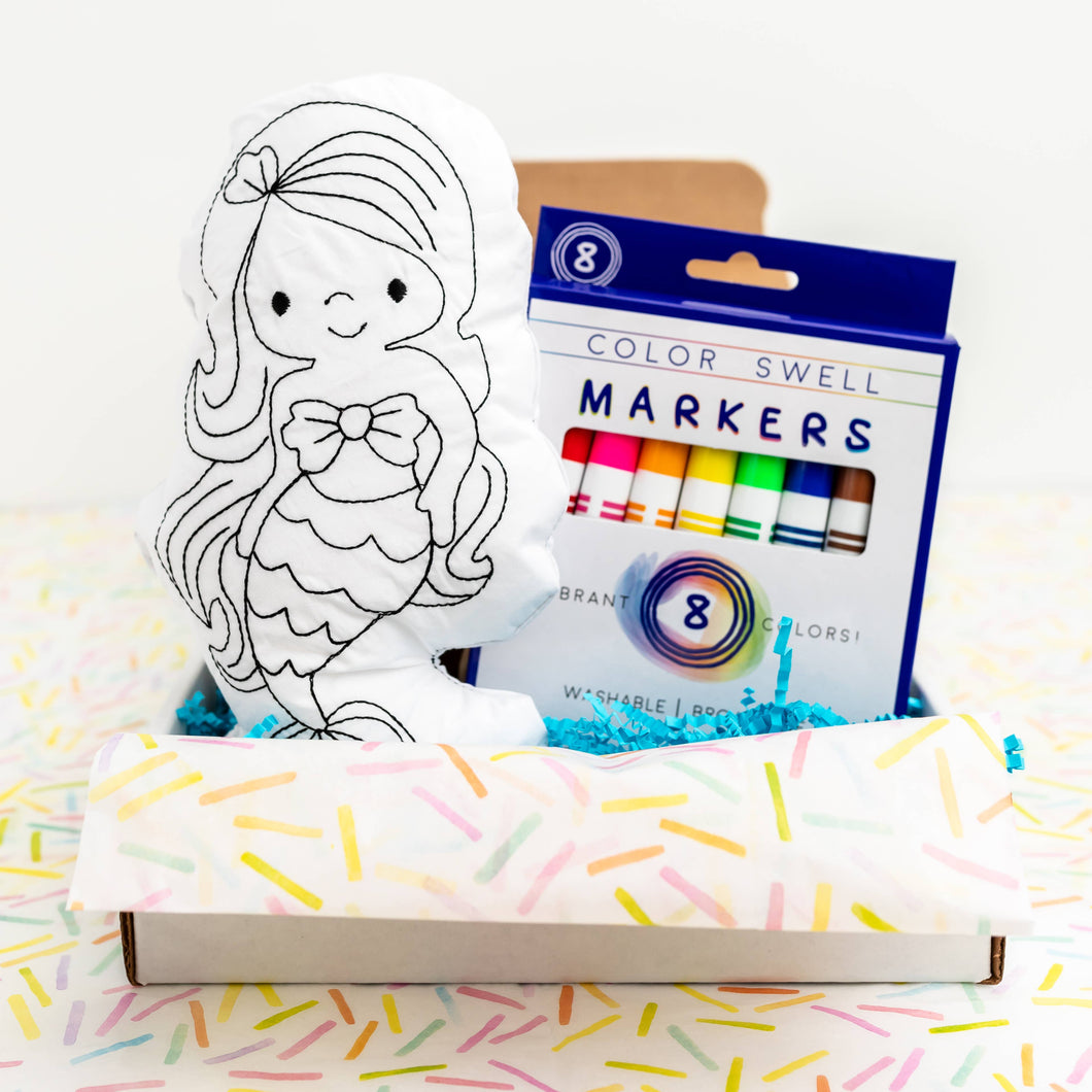 Mermaid Reusable Coloring Activity Kit