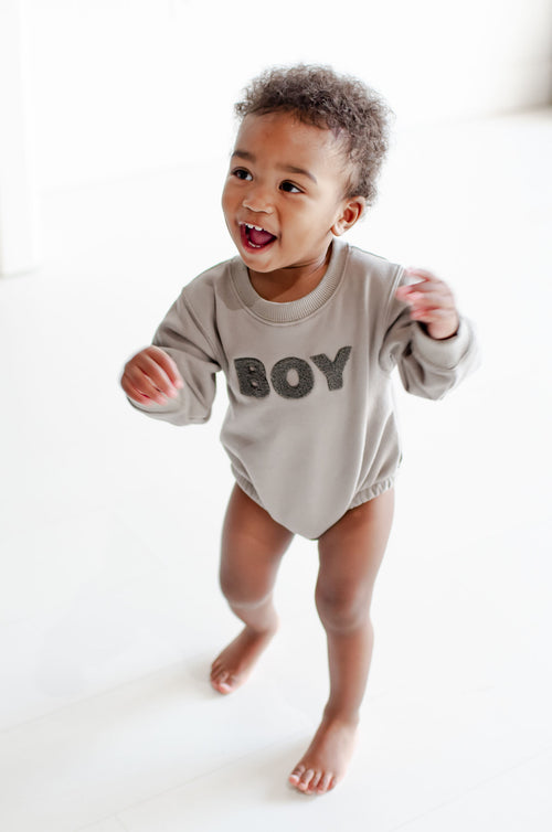 "Boy" Romper