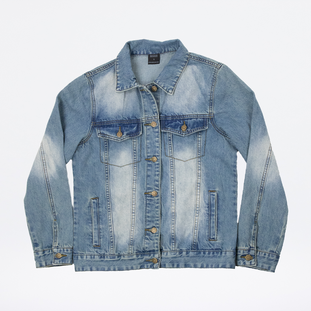 MAMA Beaded Denim Jacket