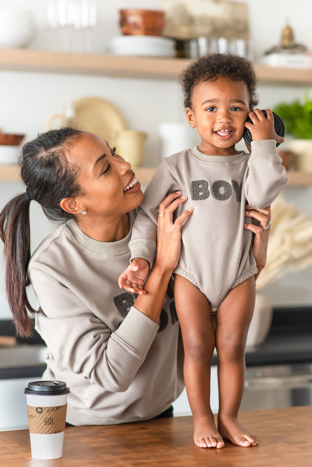 "Boy" Romper